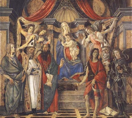 Sandro Botticelli St Barnabas Altarpiece Norge oil painting art